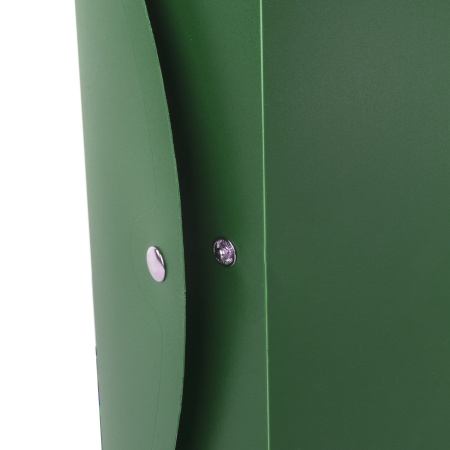 Короб архивный (330х245 мм), 70 мм, пластик, разборный, до 750 листов, зеленый, 0,7 мм, STAFF, 237277 - Короба и архивные системы пластиковые