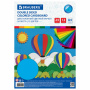 Картон цветной А4 ТОНИРОВАННЫЙ В МАССЕ, 24 листа 12 цветов, 180 г/м2, BRAUBERG, 129309 - Цветной и белый картон