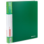 Папка на 4 кольцах, ширина 25 мм, BRAUBERG EXTRA, до 170 листов, ЗЕЛЕНАЯ, 0,7 мм, 270546 - Папки на кольцах