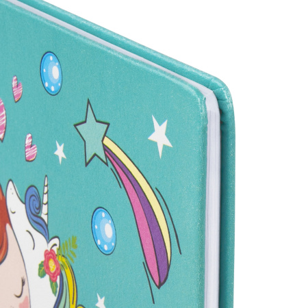 Дневник 1-4 класс 48 л., кожзам (твердая), 3D-элемент, ЮНЛАНДИЯ, "Девочка", 106559 - Дневники для младших классов