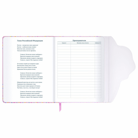 Дневник 1-11 класс 48 л., кожзам (твердая), магнитный клапан, ЮНЛАНДИЯ, "Мороженка", 106184 - Дневники универсальные