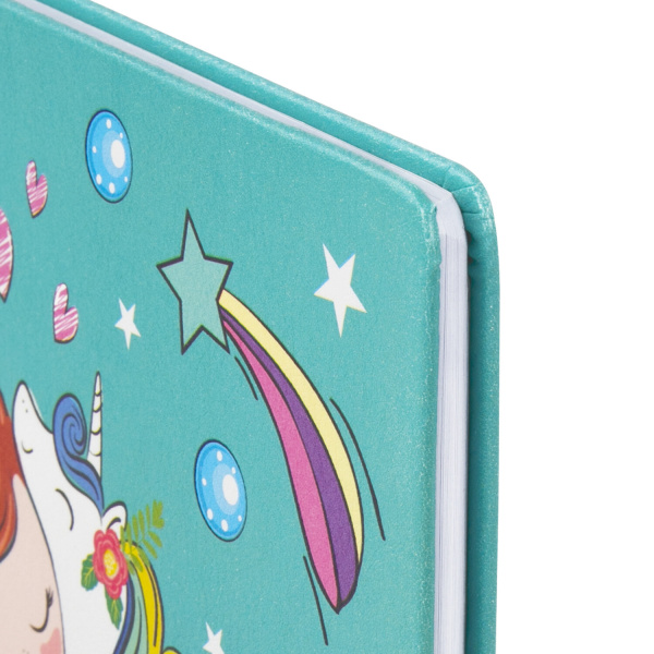 Дневник 1-4 класс 48 л., кожзам (твердая), 3D-элемент, ЮНЛАНДИЯ, "Девочка", 106559 - Дневники для младших классов