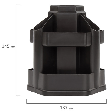 Канцелярский набор STAFF "Офисный", 14 предметов, офисный, вращающаяся конструкция, 230746 - Наборы офисные пластиковые с наполнением