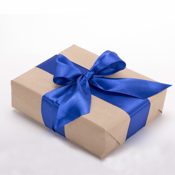 Лента атласная ширина 50 мм, длина 23 м, синяя, BRAUBERG, 591522 - Ленты для декора, рукоделия и упаковки подарков