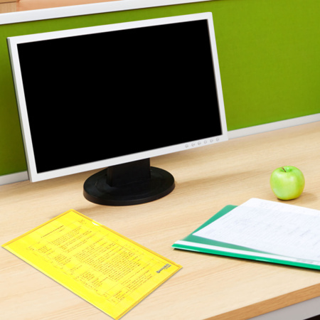 Папка-уголок А4 желтая 0,10 мм, BRAUBERG EXTRA, 271700 - Папки-уголки пластиковые