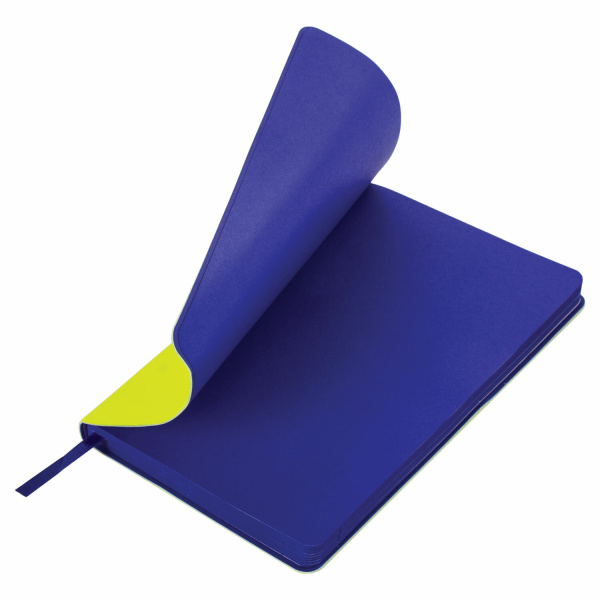 Ежедневник недатированный А5 138х213 мм BRAUBERG "Flex" под кожу, гибкий, 136 л., салатовый, 111677 - Ежедневники с покрытием "под кожу и ткань"