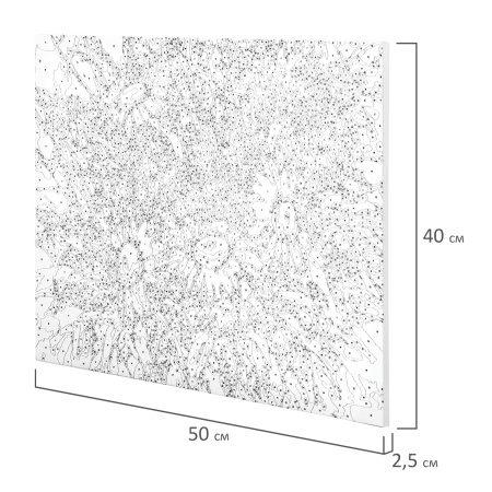 Картина по номерам 40х50 см, ОСТРОВ СОКРОВИЩ "Ромашки", на подрамнике, акрил, кисти, 662913 - Картины по номерам