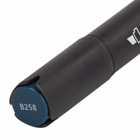 Маркер для скетчинга двусторонний 1 мм - 6 мм BRAUBERG ART CLASSIC, ТЕМНАЯ МОРСКАЯ ВОЛНА (B258), 151841 - Скетчмаркеры поштучно