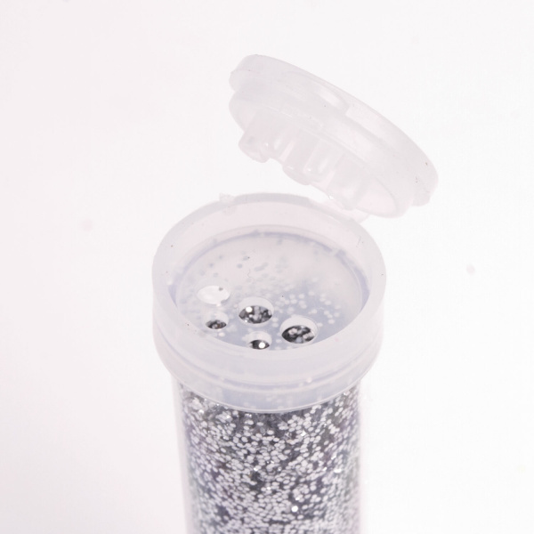 Блестки (глиттер) для декора, поделок, DIY, творчества, оформления, ОСТРОВ СОКРОВИЩ, НАБОР золото, серебро, 6 шт по 6,5 г, блистер, 662228 - Блестки для декора