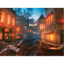 Картина стразами (алмазная мозаика) 40х50 см, ОСТРОВ СОКРОВИЩ "Ночная Венеция", без подрамника, 662419 - Алмазная вышивка
