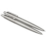 Набор PARKER "Jotter Stainless Steel CT": шариковая ручка синяя и механический карандаш, 2093256 - Подарочные ручки в наборах