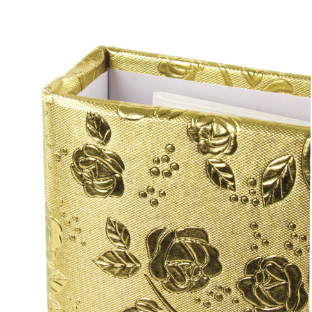 Фотоальбом BRAUBERG свадебный, 20 магнитных листов 30х32 см, под фактурную кожу, светло-золотистый, 391127 - Фотоальбомы