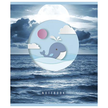 Тетрадь А5, 48 л., ПЗБМ, скоба, клетка, ламинация, вырубка, "Следуй за мечтой" (5 видов), 029470 - Тетради 40-48 листов