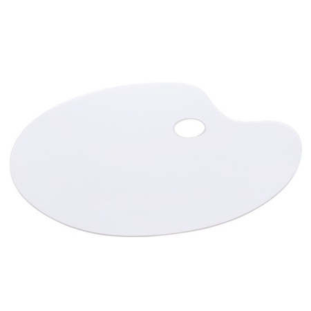 Палитра пластиковая овальная прозрачная 40х28 см толщина 3 мм "Сонет"