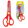 Ножницы ЮНЛАНДИЯ "КОМФОРТ", 140 мм, с усилителем, пластиковые накладки, европодвес, 236981 - Ножницы детские