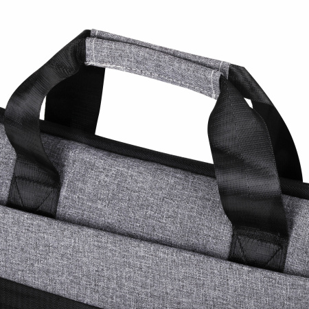 Сумка-портфель BRAUBERG "Ultra" с отделением для ноутбука 15,6", темно-серая, 28х39х3 см, 270834 - Сумки деловые с отделением для ноутбука и планшета