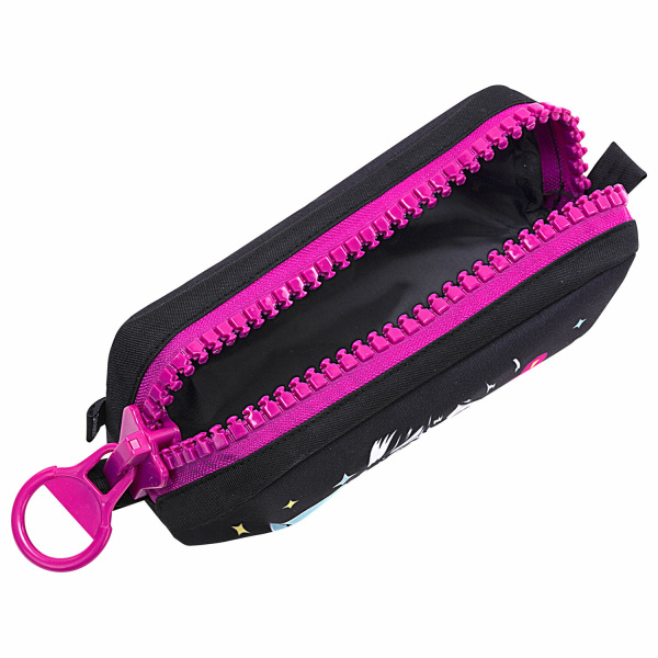 Пенал BRAUBERG с объемной "тракторной" молнией, 1 отделение, ткань, 22х8х6,5 см, "Anime girl", 271566 - Пеналы мягкие