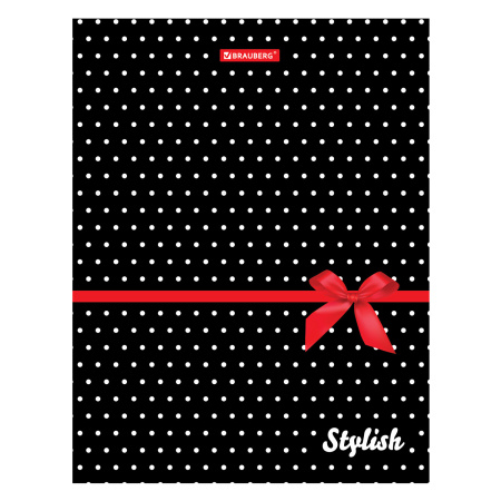 Тетрадь на кольцах А5 (165х215 мм), 120 листов, твердый картон, клетка, BRAUBERG, Стиль, 402006 - Тетради на кольцах и сменные блоки к ним