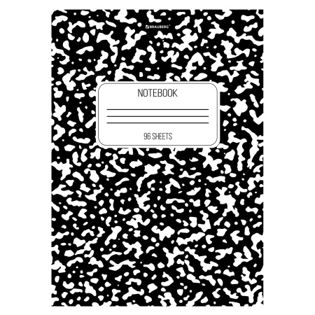 Тетрадь А4, 96 л., BRAUBERG, скоба, клетка, обложка картон, "Prime", 404065 - Тетради формата А4