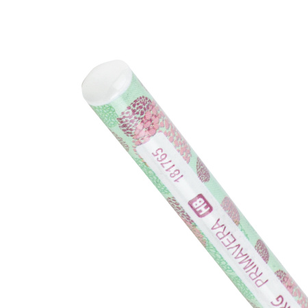 Карандаш чернографитный BRAUBERG "PRIMAVERA", 1 шт., HB, корпус ассорти, 181765 - Карандаши чернографитные