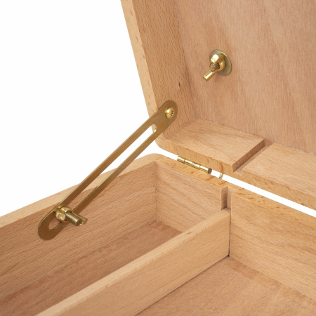 Этюдник-мольберт из бука настольный с ящиком, 27х37х67 см, высота холста до 53 см, BRAUBERG ART, 192251 - Этюдники