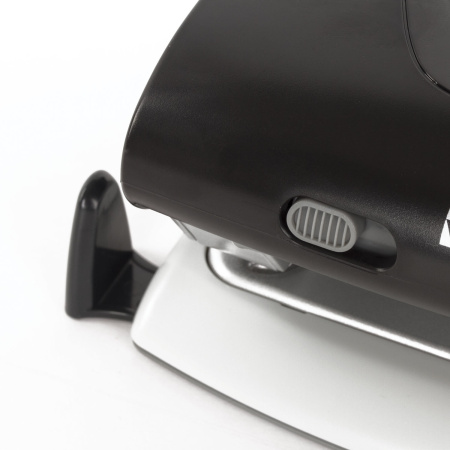 Дырокол BRAUBERG "G-Line", до 40 листов, черный, 224341 - Дыроколы настольные