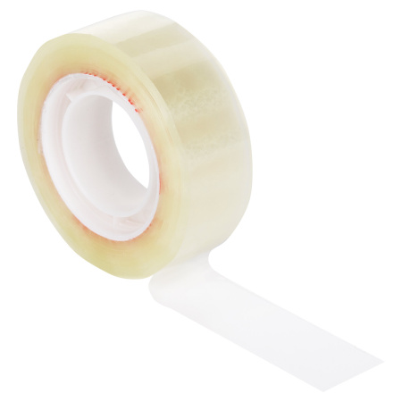 Клейкие ленты 19 мм х 33 м канцелярские BRAUBERG, КОМПЛЕКТ 4 шт., прозрачные, гарантированная длина, 228762 - Клейкие ленты канцелярские