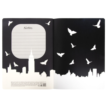 Тетрадь 60 л. в клетку обложка SoftTouch, бежевая бумага 70 г/м2, сшивка, В5 (179х250 мм), ТУМАН, BRAUBERG, 1403819 - Тетради более 60 листов