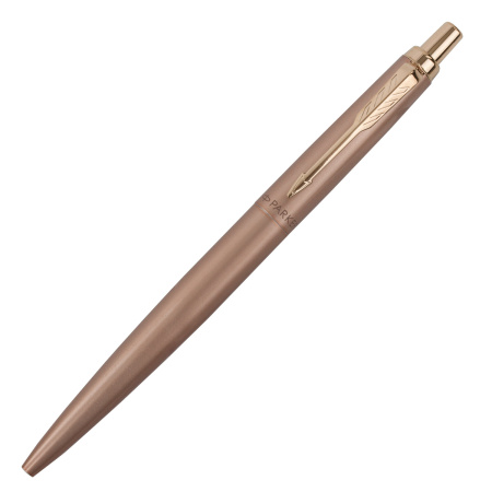 Ручка шариковая PARKER "Jotter XL Monochrome Pink Gold PGT", корпус "розовое золото", сталь, синяя, 2122755 - Ручки шариковые подарочные