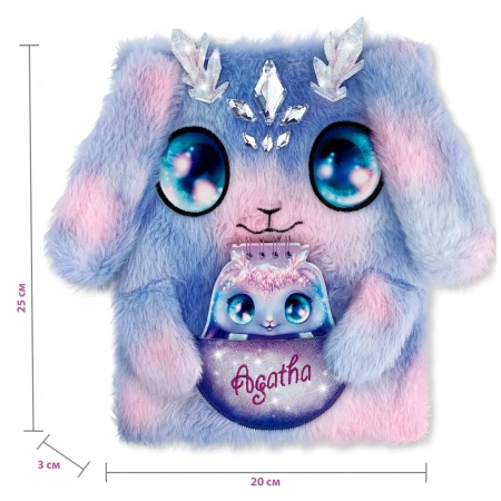 Серия Air: Блокнот для девочек Agatha 2в1 - Блокноты и записные книжки