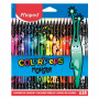 Карандаши цветные MAPED "COLOR PEP'S Black Monster", набор 24 цвета, пластиковый корпус, 862624 - Карандаши цветные