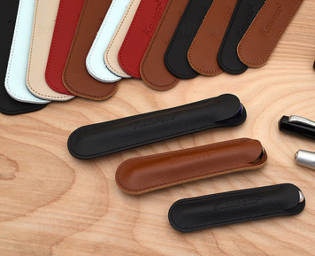 Чехол KAWECO ECO Brandy для 1 ручки Sport кожаный коричневый - Чехол для ручки