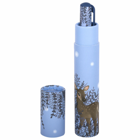 Ручка шариковая в футляре BRUNO VISCONTI DreamWrite, СИНЯЯ, "Олененок", ассорти, 0,5 мм, 1 шт, 20-0264/02 - Ручки шариковые неавтоматические