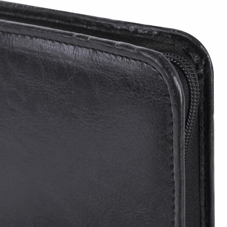 Папка из кожзаменителя на молнии "Лидер", 123Н - Папки из кожи