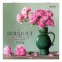 Календарь настенный перекидной на 2024 г., BRAUBERG, 12 листов, 29х29 см, "Прекрасные цветы", 115322 - Календари настенные