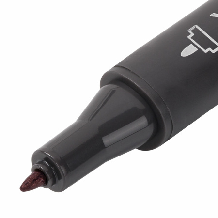 Маркер для скетчинга двусторонний 1 мм - 6 мм BRAUBERG ART CLASSIC, БЛЕДНО-ЛИЛОВЫЙ (R123), 151867 - Скетчмаркеры поштучно