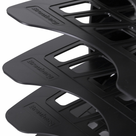 Лоток для бумаг веерный BRAUBERG-SMART, 7-ми секционный, сетчатый, черный, 231143 - Лотки и подставки секционные