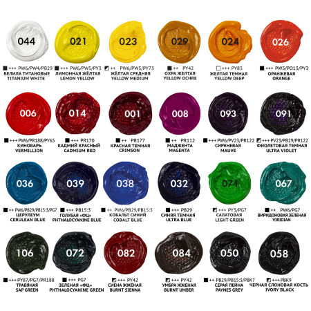 Краски масляные ВОДОРАЗБАВИМЫЕ художественные, 24 цвета по 18 мл в тубах, BRAUBERG ART PREMIERE, 192291 - Масляные краски художественные в наборах
