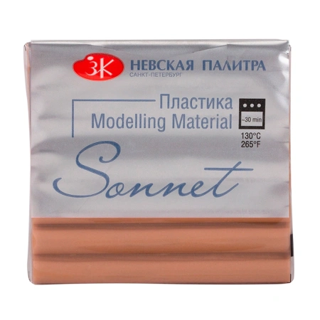 Полимерная глина (пластика) "Сонет" цвет миндальный брус 56 г