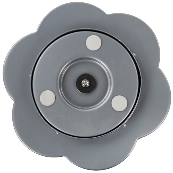 Подставка-органайзер вращающаяся BRAUBERG "Germanium", 7 секций, 110х165х175 мм, серебро, металл, 237981 - Подставки канцелярские без наполнения