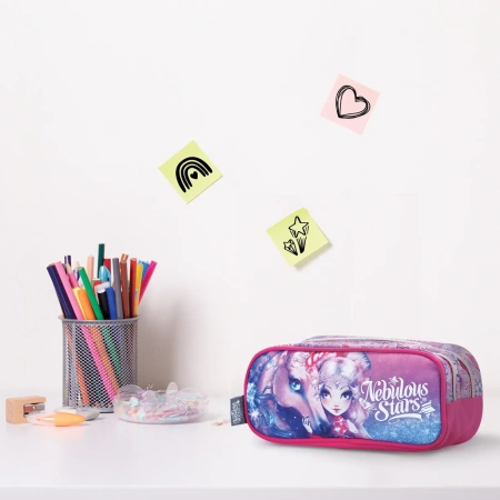 Серия Nebulia: Школьный пенал для девочек с 2 отделениями - Пеналы