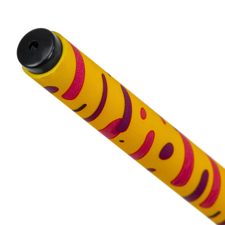 Ручка шариковая BRAUBERG SOFT TOUCH GRIP "LINES", СИНЯЯ, мягкое покрытие, узел 0,7 мм, 143724 - Ручки шариковые неавтоматические