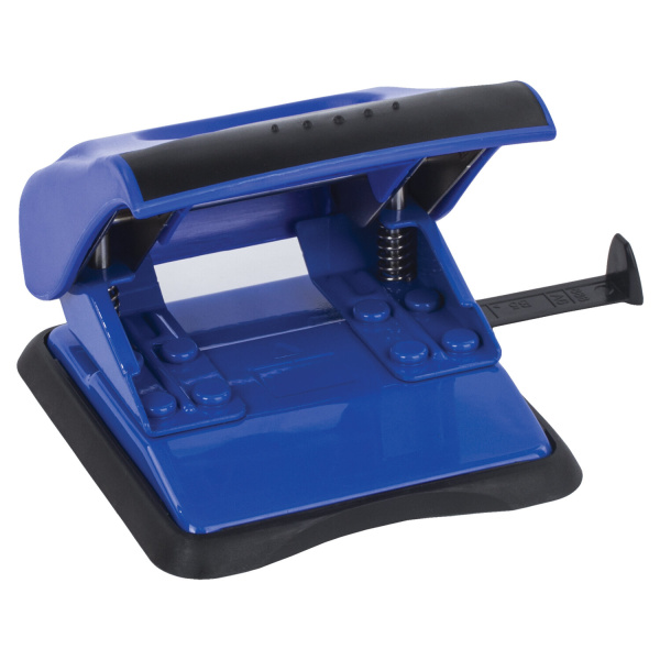 Дырокол BRAUBERG "JET PRO", до 30 листов, сине-черный, 228600 - Дыроколы настольные