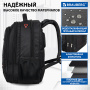 Рюкзак BRAUBERG "Flagman", размер 46х35х25 см, 35 л, ткань, черно-красный, 224454 - Рюкзаки с отделением для ноутбука