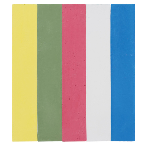 Мел цветной ЮНЛАНДИЯ "ЮНЛАНДИК И КОСМОС", НАБОР 5 шт., для рисования на асфальте, квадратный, 227446 - Мелки