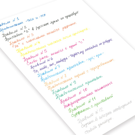 Ручки гелевые ЮНЛАНДИЯ, НАБОР 12 ЦВЕТОВ, БЛЕСТКИ, корпус с печатью, узел 0,7 мм, линия письма 0,5 мм, 142805 - Наборы гелевых ручек