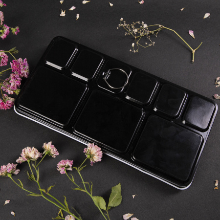 Акварель художественная кюветы НАБОР 48 цветов по 3,5 г, металлический кейс, BRAUBERG ART PREMIERE, 191775 - Акварель художественная в наборах