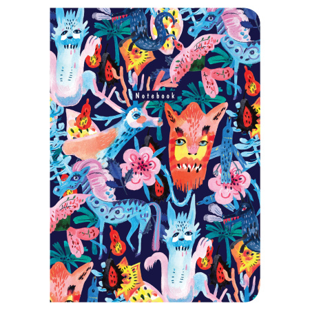 Тетради 60 л. в точку обложка SoftTouch, НАБОР 2 шт., бежевая бумага 70 г/м2, сшивка, B5 (179х250 мм), NIGHT/DAY, BRAUBERG, 403830 - Тетради более 60 листов