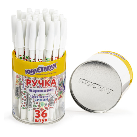 Ручка шариковая ЮНЛАНДИЯ "LADYBIRD", синяя, SOFT TOUCH покрытие, узел 0,7 мм, линия письма 0,35 мм, 143727 - Ручки шариковые неавтоматические