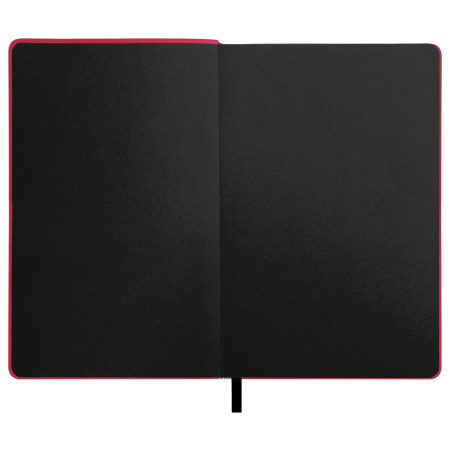 Ежедневник недатированный А5 138х213 мм BRAUBERG "Metropolis Mix", под кожу, 136 л, красный, 113293 - Ежедневники с покрытием "под кожу и ткань"